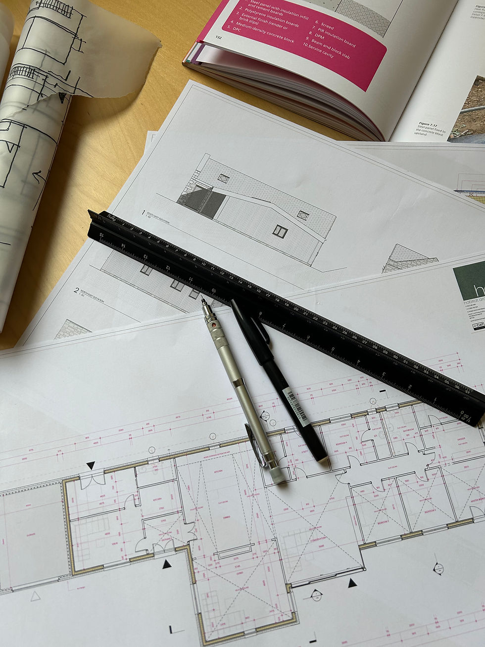 New home, designed to Passivhaus standard.