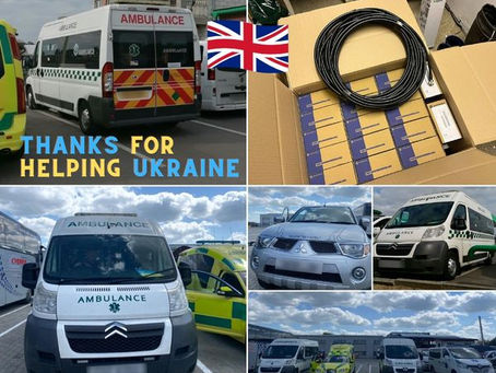 Thanks for helping Ukraine