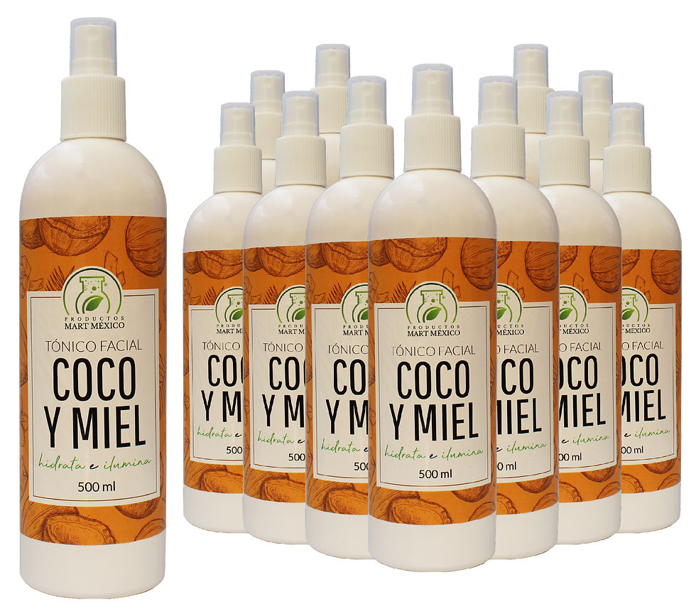 Miniatura: Tónico Facial De Coco Con Miel Orgánica