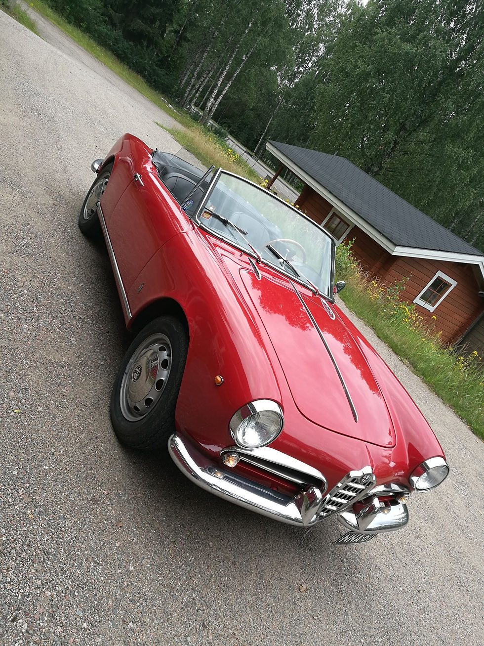 Jarmo Eloranta Giulietta Spider vm 1960