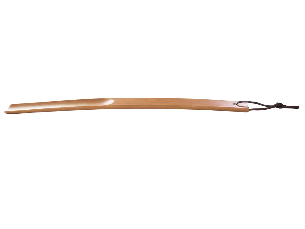 Northampton Shoe Horn in Light Wood side view