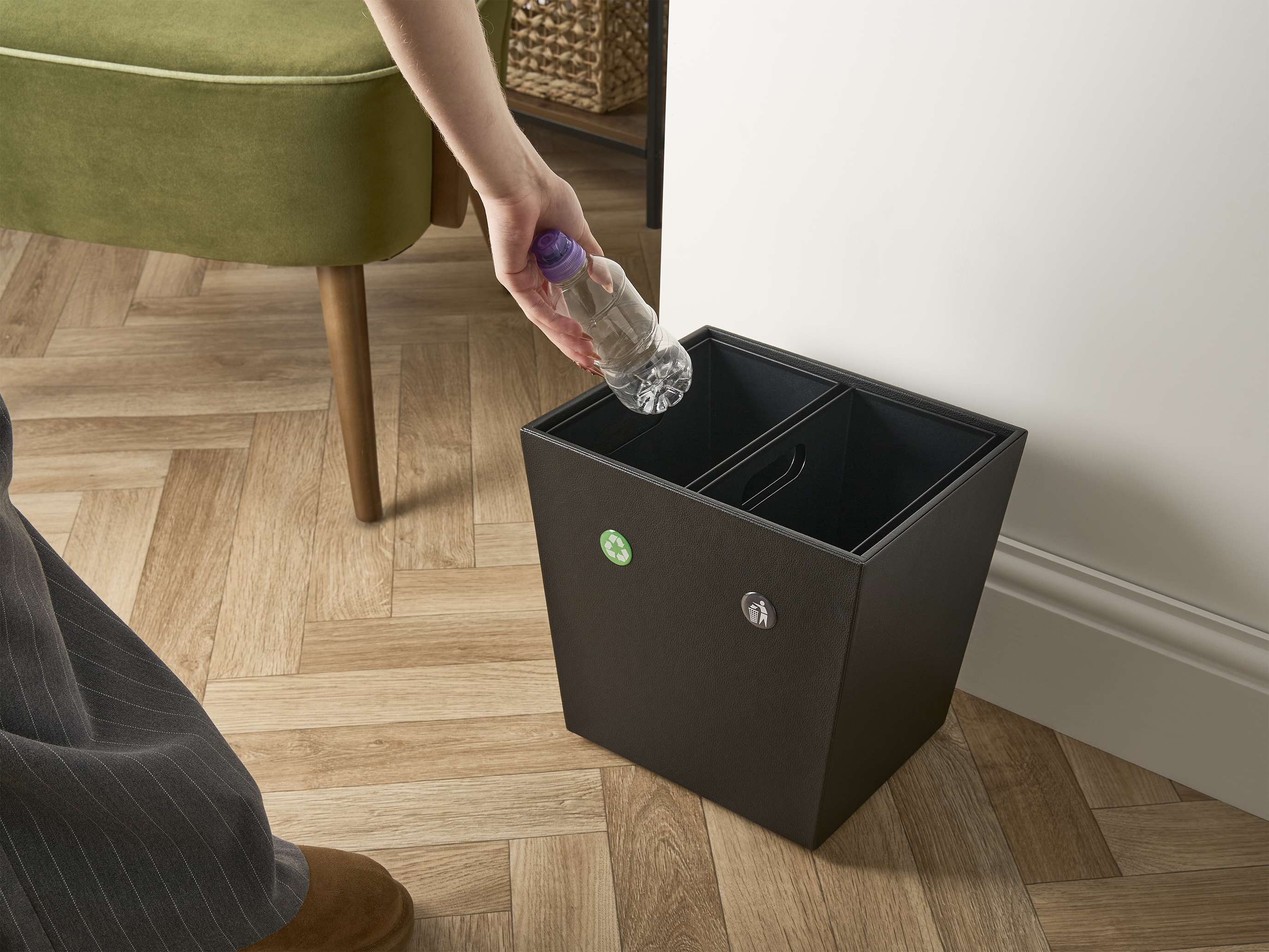 Highland Dual Recycling Bin view 2
