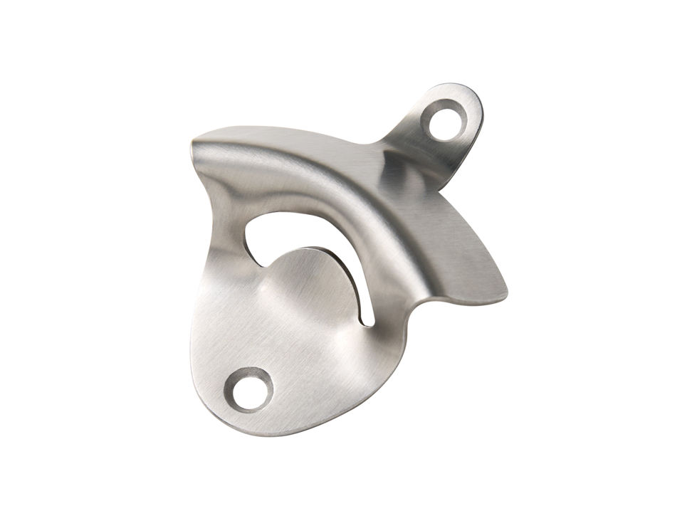 Wall Mounted Bottle Opener angled shot