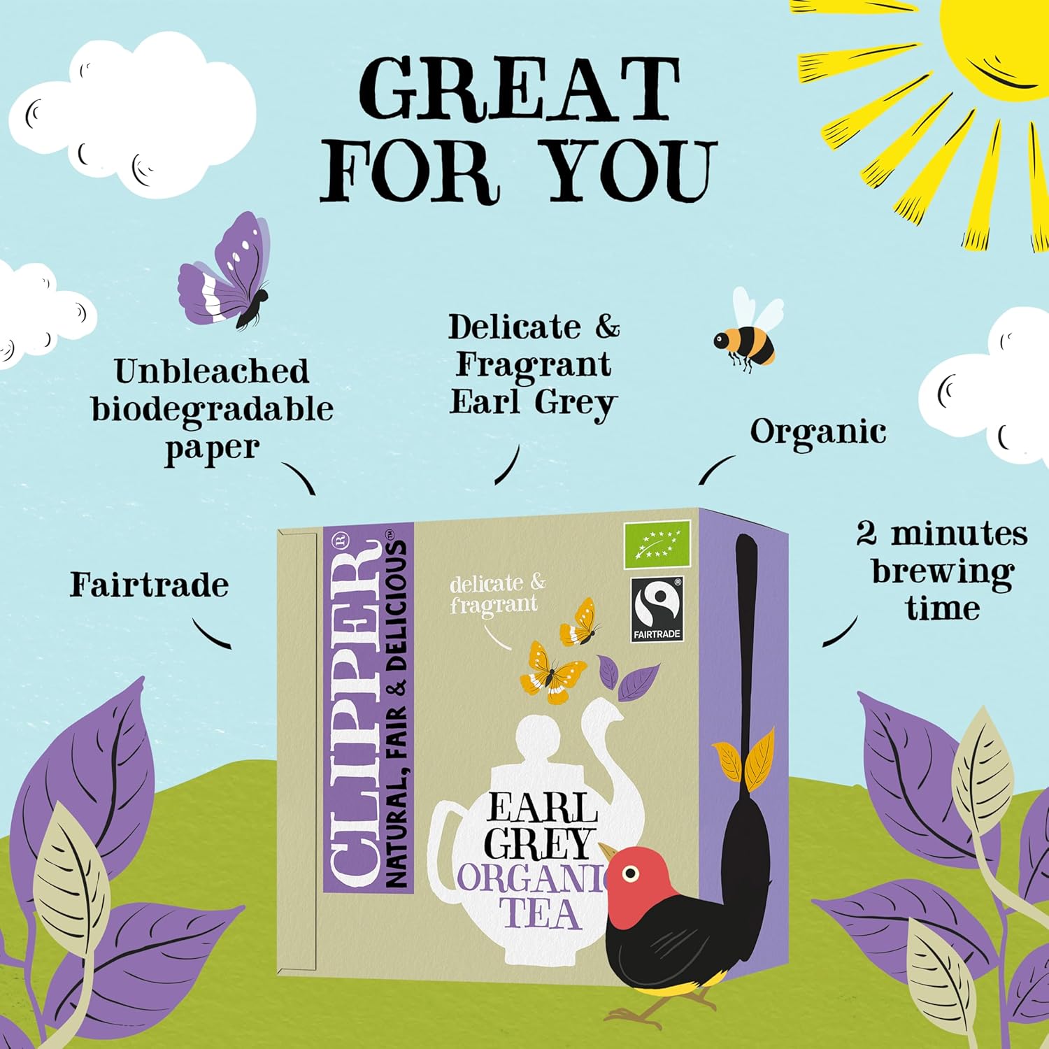 Clipper Earl Grey Tea view 5