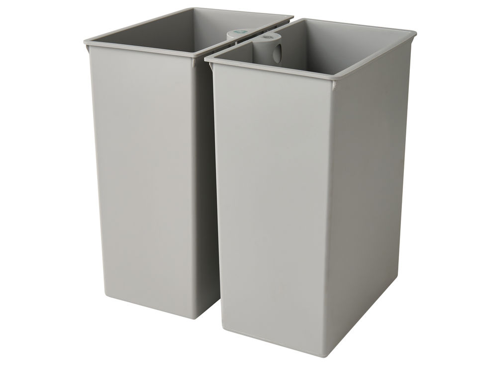Highland Rectangular Dual Recycling Bin inserts