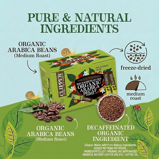 Clipper Organic Decaf Coffee Sachets view 3