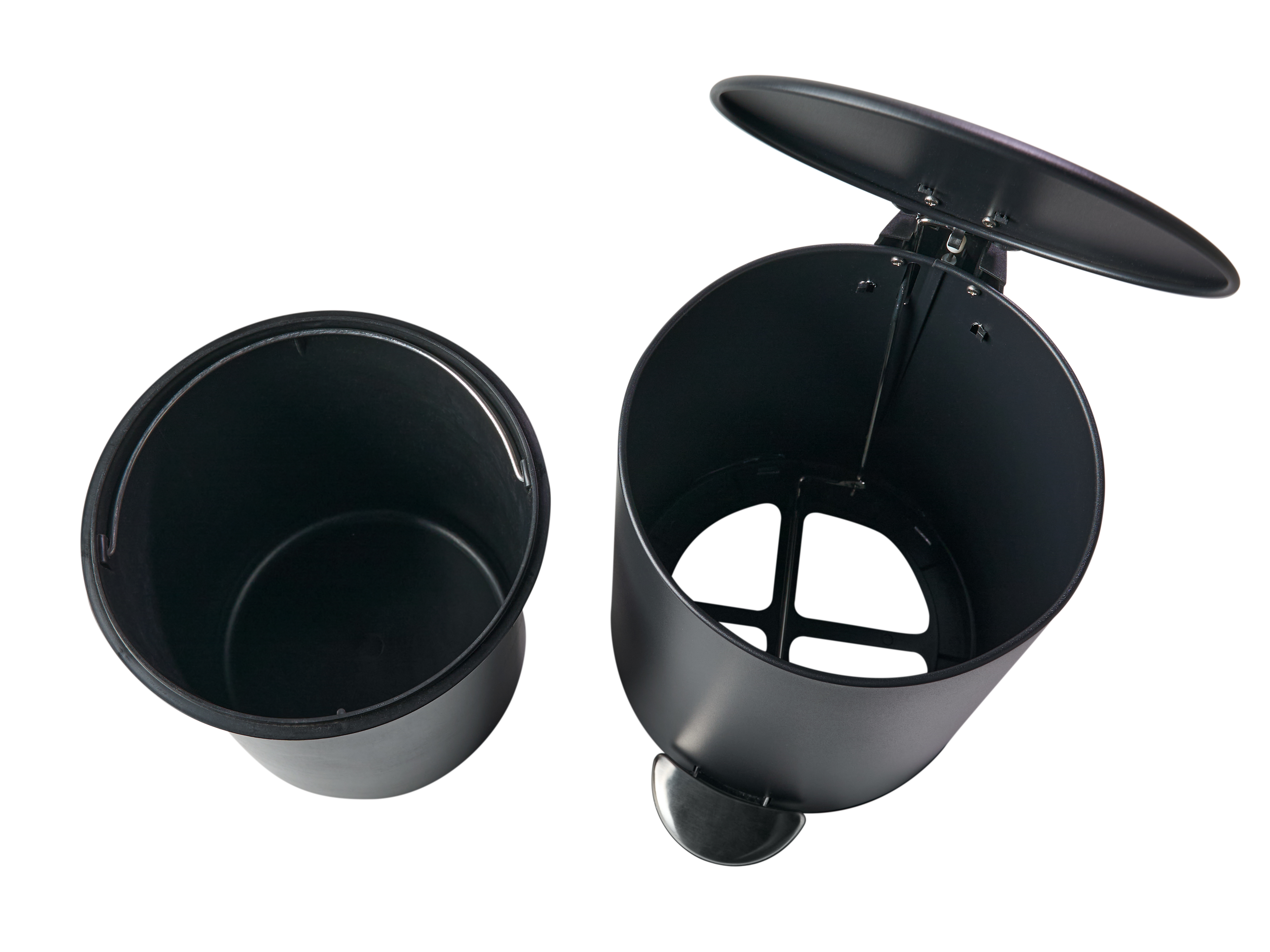 Selby 5L Pedal Bin in Black view 6