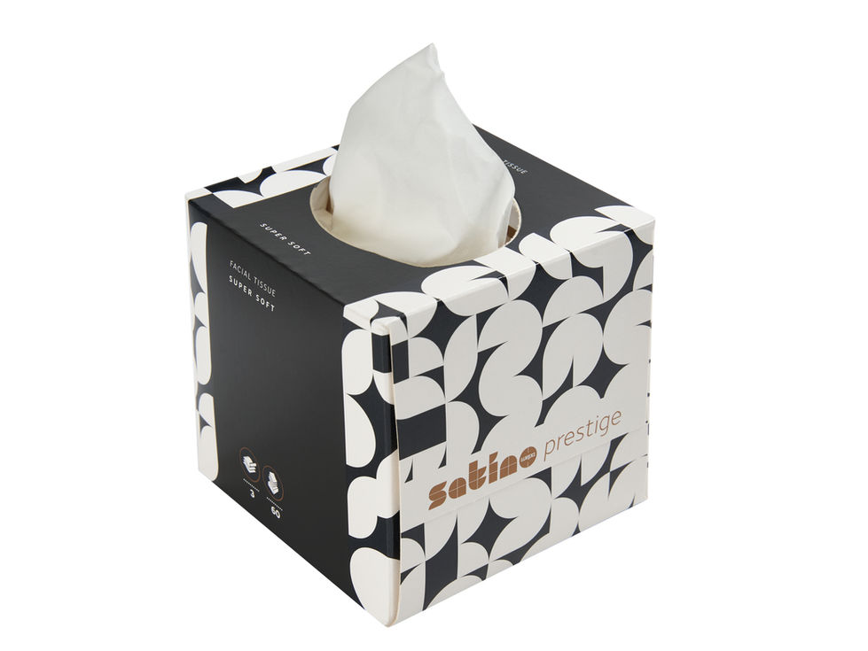 WEPA Cube Tissues open angled view