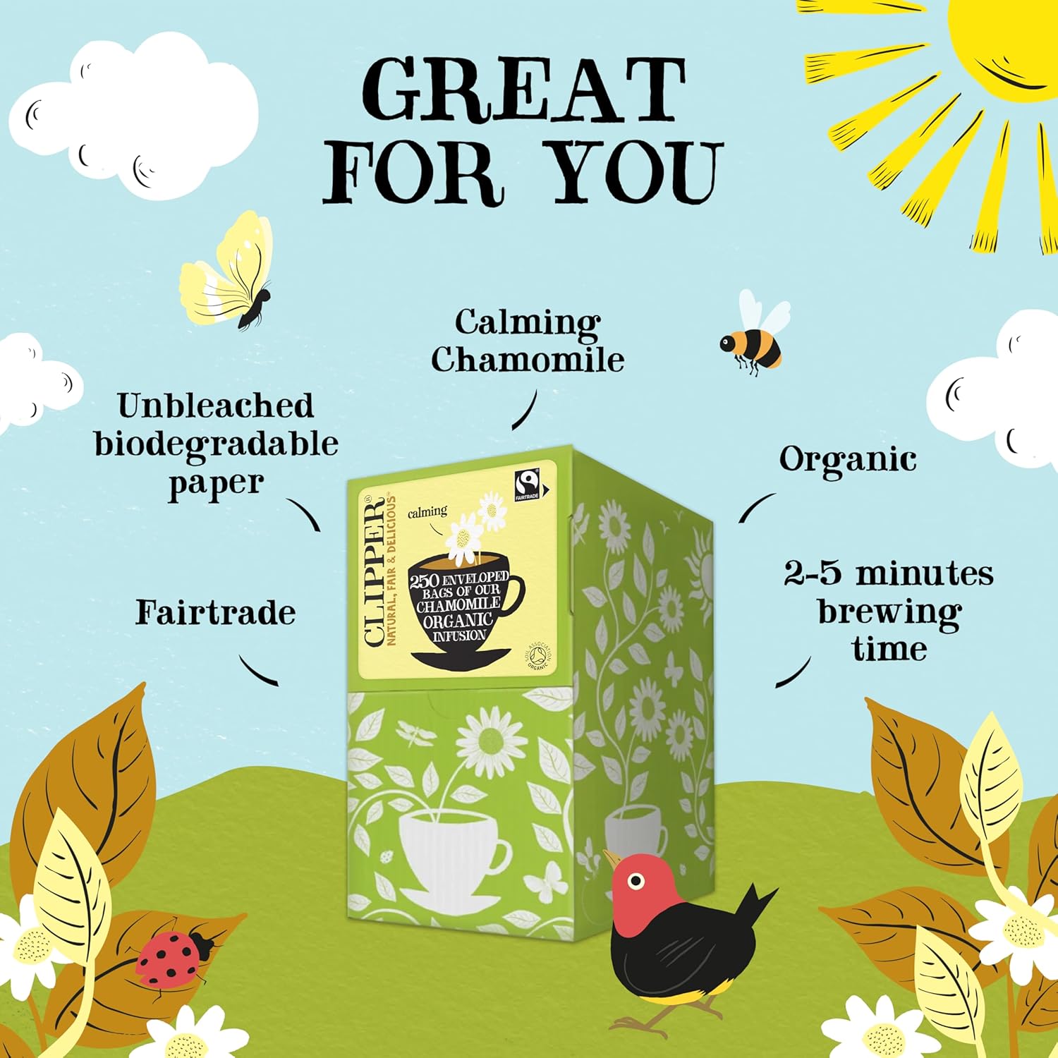 Clipper Chamomile Tea view 5