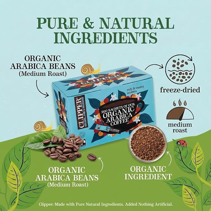 Clipper Organic Coffee Sachets view 3