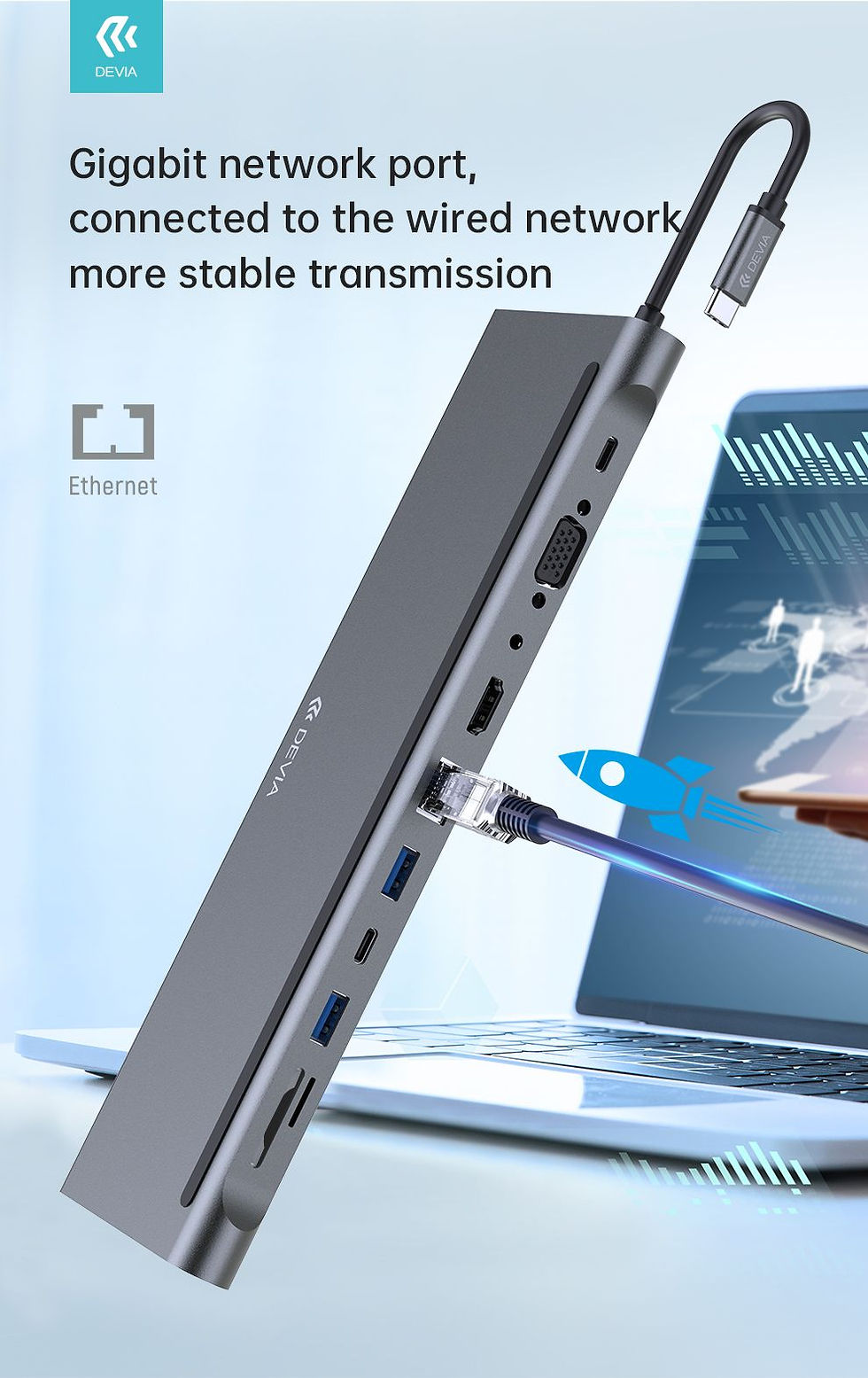 Thumbnail: 11 In 1 Multi-port HUB - Leopard Series