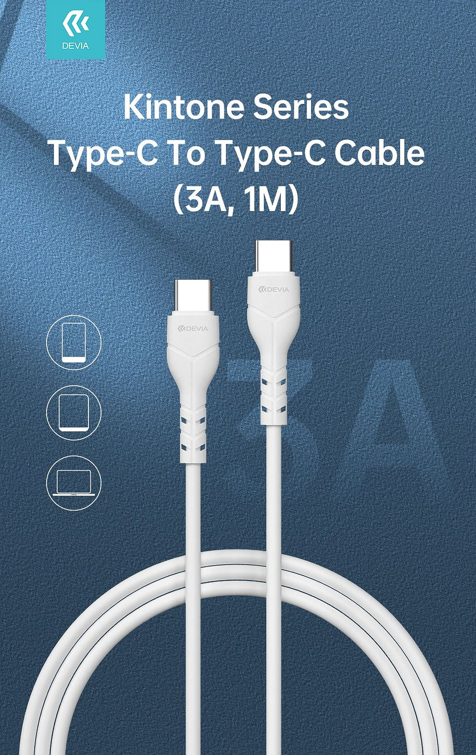 Thumbnail: Type-C To Type-C Cable (3A/1M) - Kintone Series