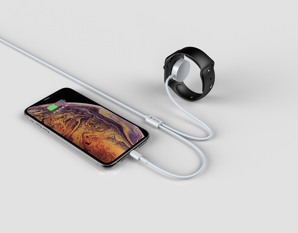 Thumbnail: 2 In 1 Apple Watch Charging Cable For Phone & Watch Smart Series