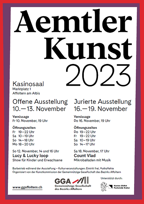 Aemtler Kunst-Flyer