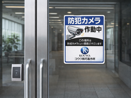 防犯カメラシールの本当の意味とは?犯罪抑止だけではない役割