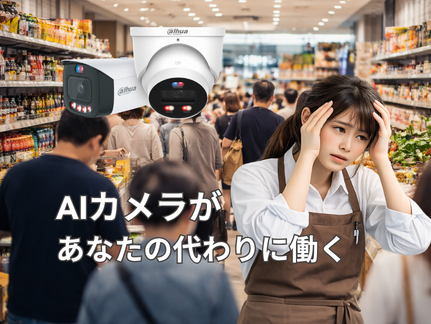 人手が足りない店舗・事業者に「AI防犯カメラ」という選択肢|接客も監視もカメラが助けてくれる