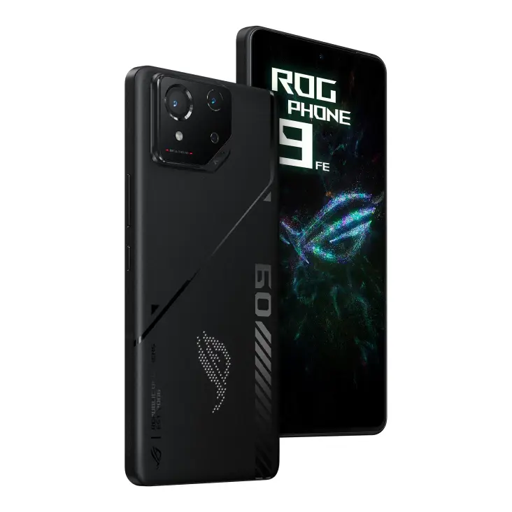 ROG Phone 9 FE 256GB UFS 4.0 storage gaming phone with 6.78″ LTPO AMOLED up to 185 Hz.