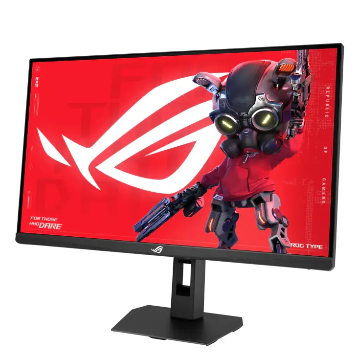 High‑refresh 27″ ASUS ROG Strix gaming monitor with USB‑C, HDMI 2.1, and DisplayPort connectivity.