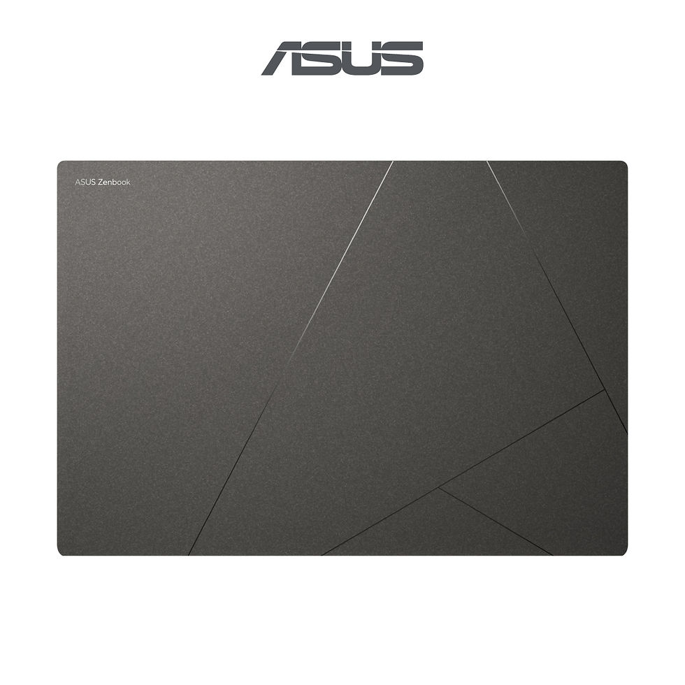 Thumbnail: ASUS Zenbook 14S OLED with Ceraluminum high-tech ceramic lid and CNC-milled design.