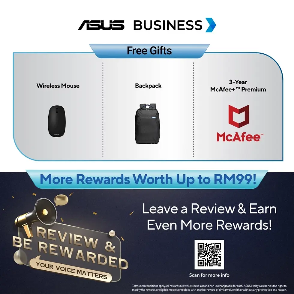 Thumbnail: ASUS ExpertBook P1 P1503CVA with backlit keyboard and anti‑glare Full HD screen.