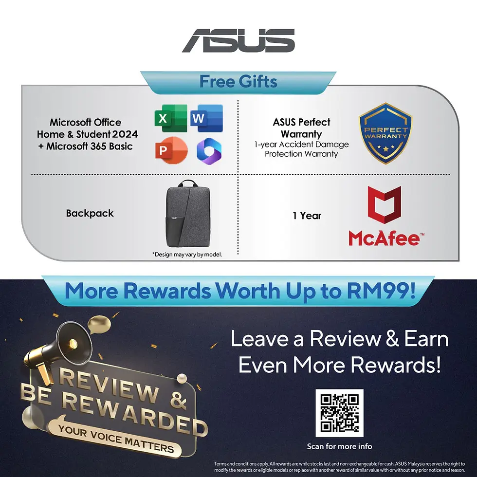 Thumbnail: ASUS VivoBook 16 with full-size chiclet keyboard including a dedicated numeric keypad.