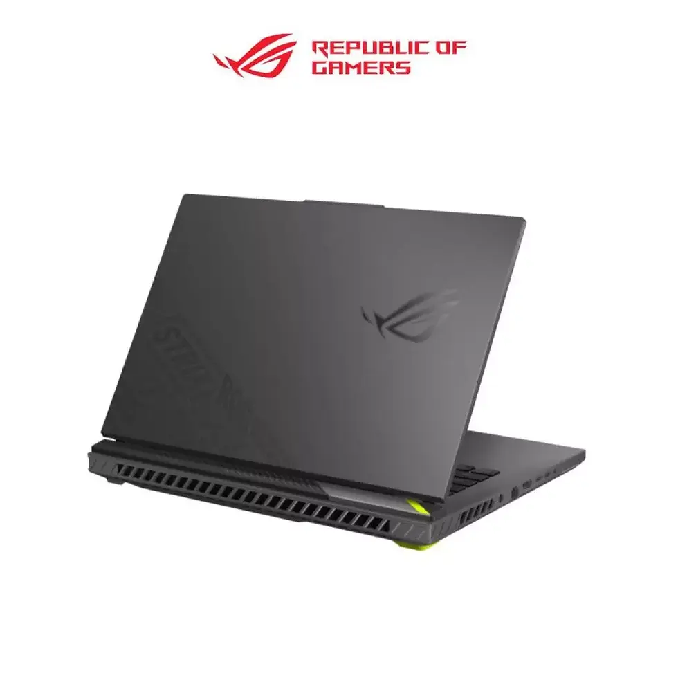 Thumbnail: ASUS ROG Strix G16 gaming laptop front view with 16-inch FHD+ 165Hz display open.