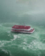 Tour boat near Niagara Falls from a photography portfolio