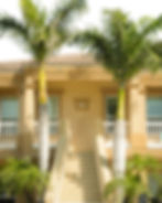 Tropical building exterior from a photography portfolio