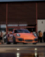 Orange Porsche 911 GT3 RS in a photography portfolio