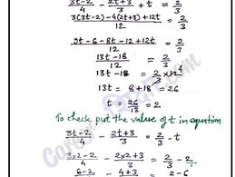 MATHS-CHAP-2-EXER : 2.2, Question 5, 6 (Linear Equations in One Variable)