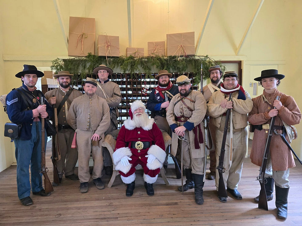 Christmas at Confederate Memorial Park in Marbury, Alabama