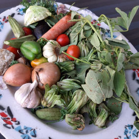 Offre d'un contenu de légumes