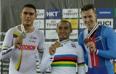 Fabián Puerta: Plata en prueba Keirin del mundial en Hong Kong