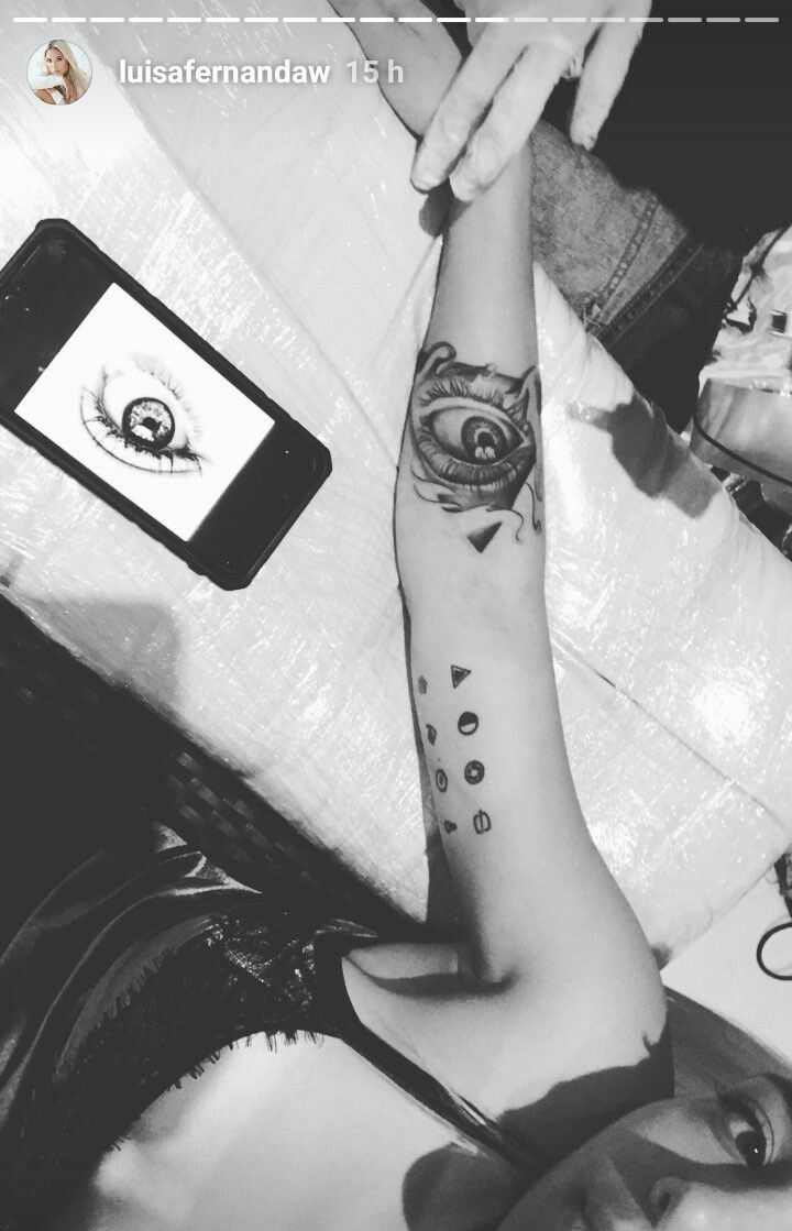 El nuevo tatuaje de Luisa Fernanda W