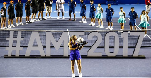 Abierto mexicano de tenis tiene nueva campeona