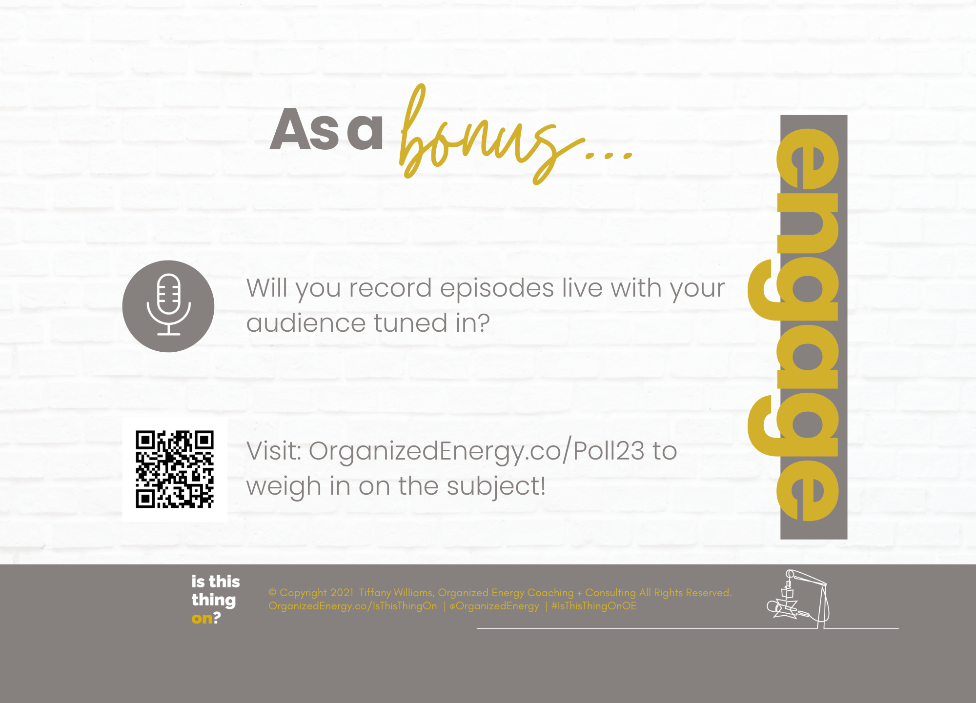 Poll 23: Live Audiences content media