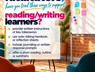 4 Ways Small Group Facilitators Can Support Participants Who Prefer to Read & Write