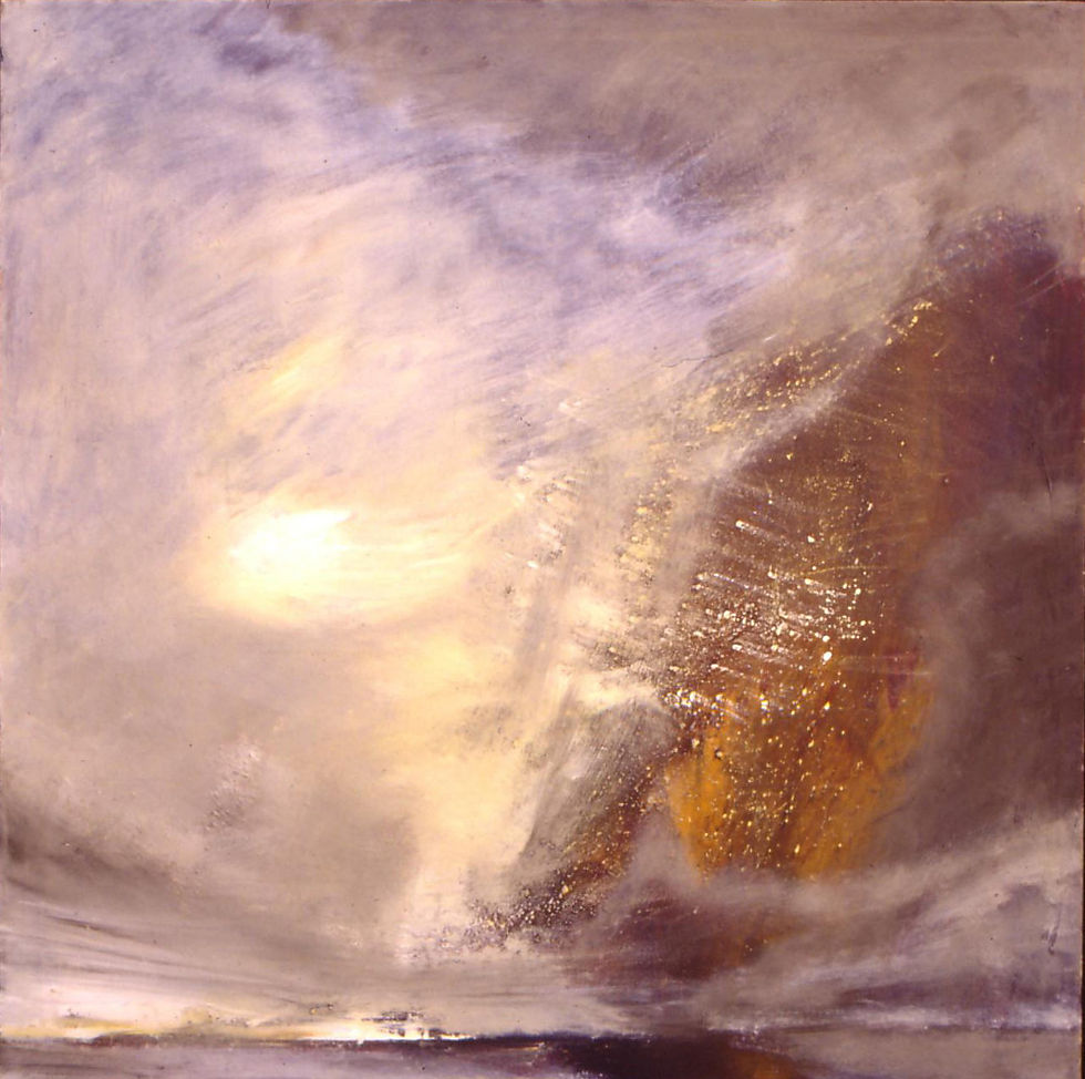 Solstreif, 100 x 100 cm