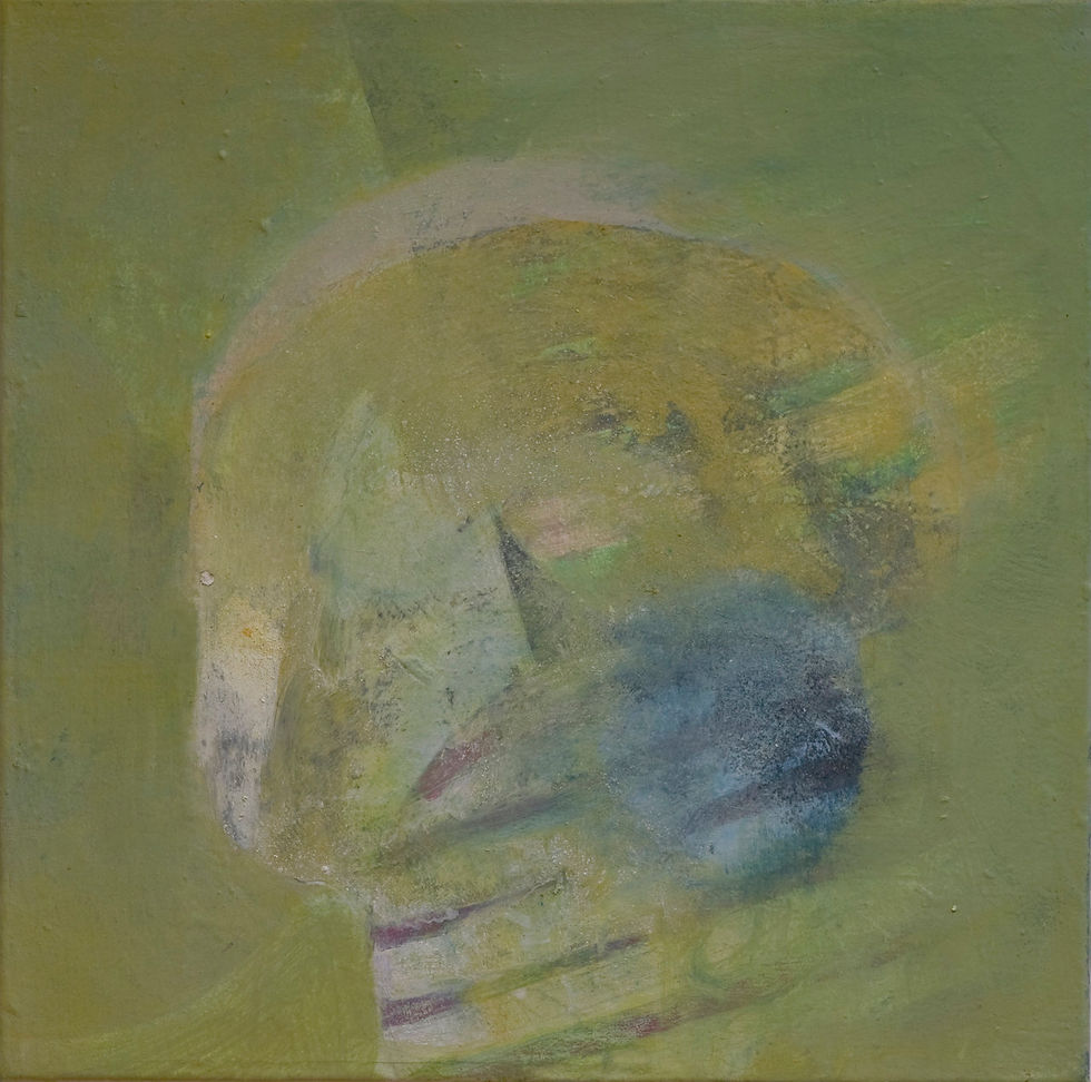Fanget av fortid, 35 x 35 cm