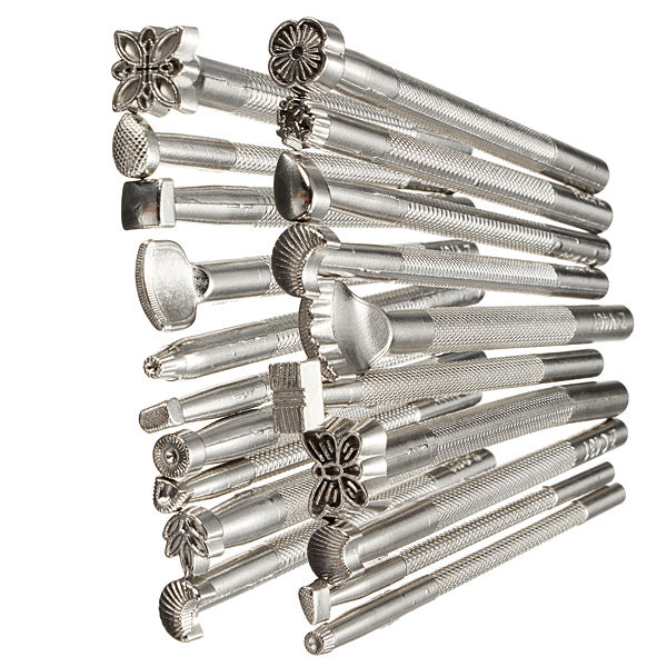 Thumbnail: 20pcs DIY Leather Working Saddle Making Tools Set
