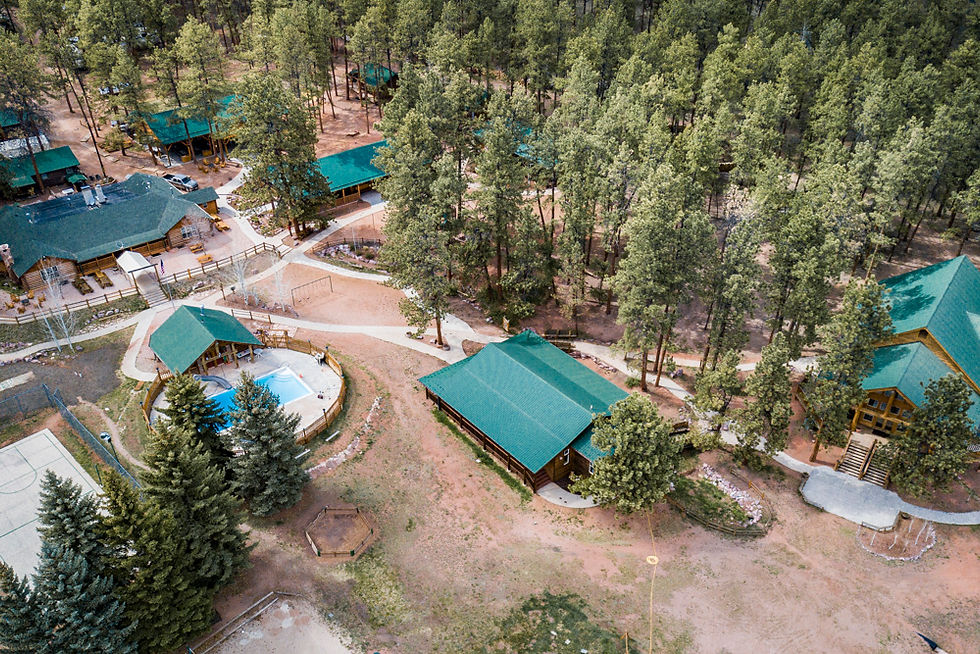 Aerial view of Camp Elim