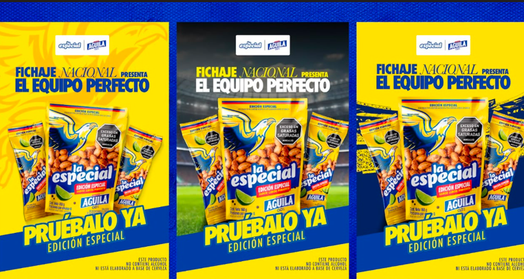 Bavaria con Cerveza Águila y Nutresa con Maní La Especial se unen para acompañar la temporada futbolera en Colombia