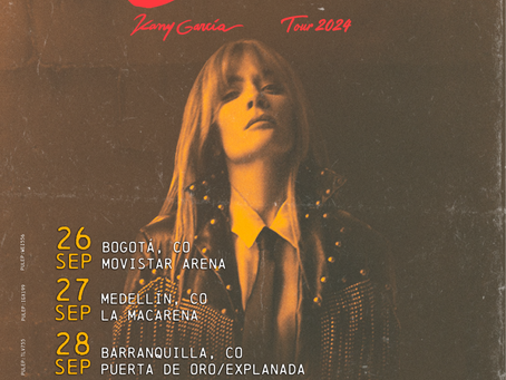 Kany García llega a Bogotá Medellín y Barranquilla con su tour "García Tour 2024 ”