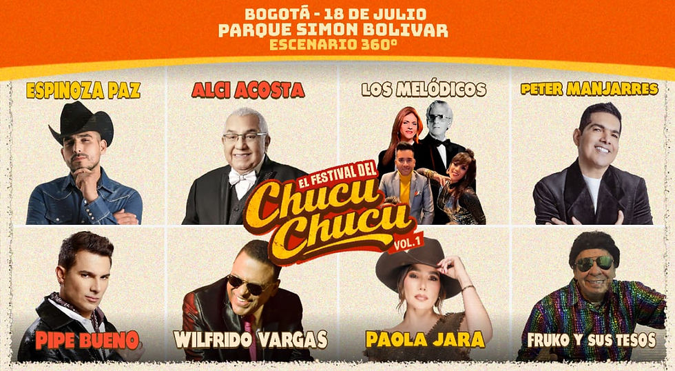 El Festival Del Chucu Chucu llega por primera vez al  Parque Simón Bolívar