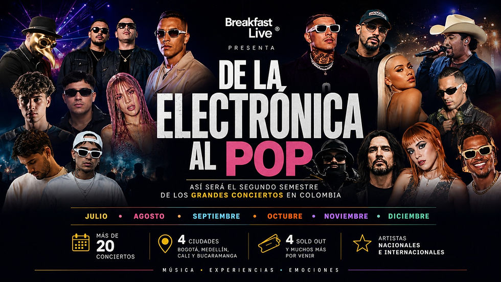 De La Electrónica Al Pop: Así Será El Segundo Semestre De Los Grandes Conciertos En Colombia  