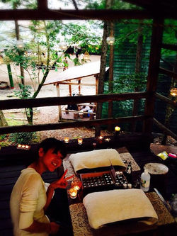 設営から自分たちで