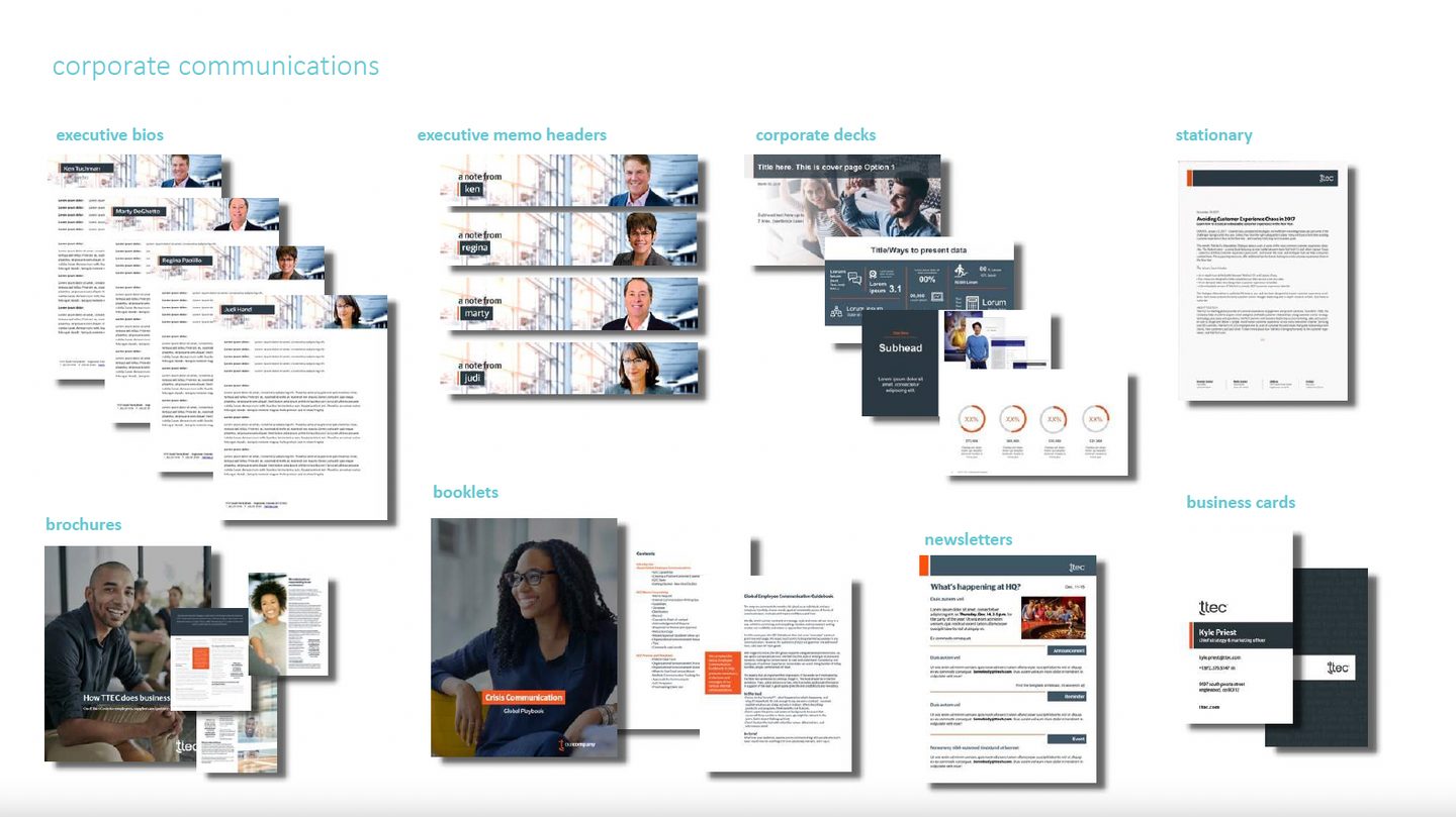 Corporate Rebrand Collateral