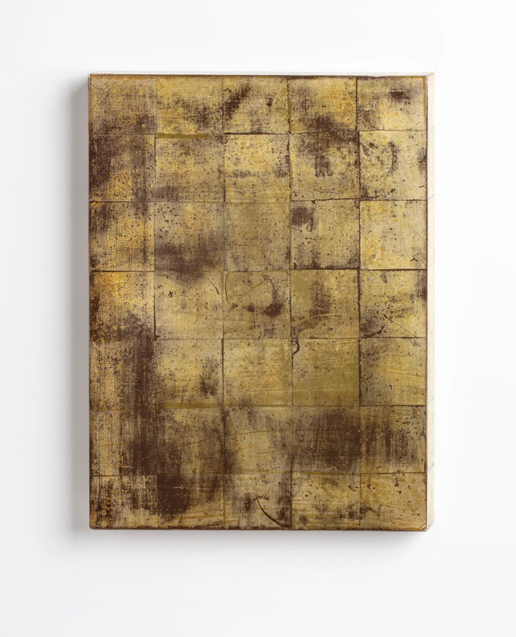 Patinated Silver Leaf on Baroque Brown Bole