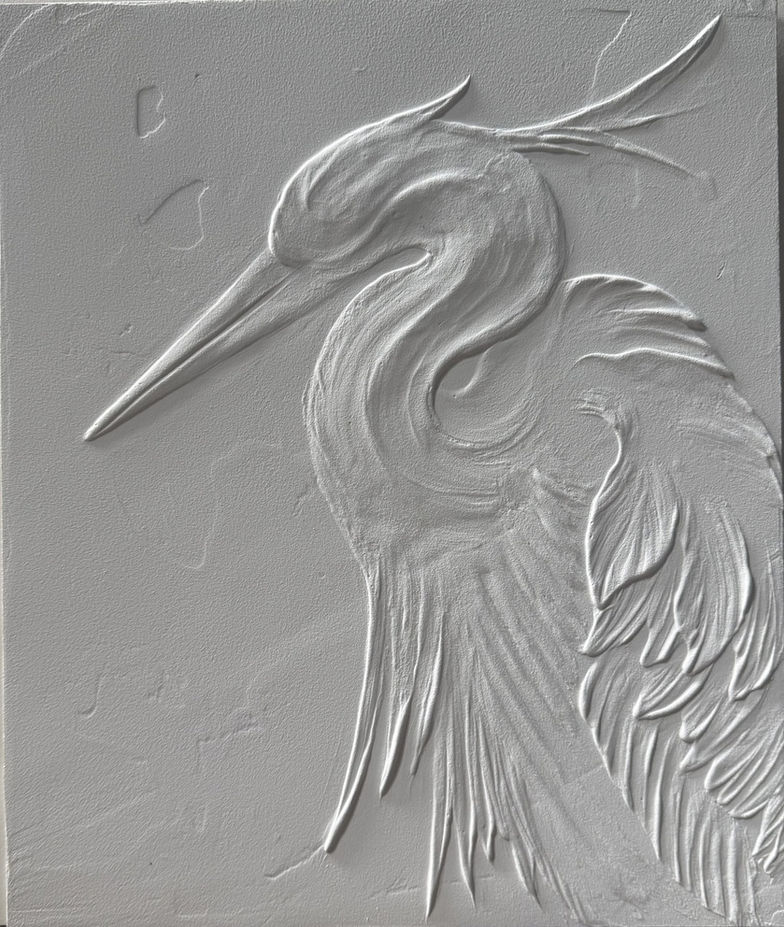 Detail of Heron Bas Relief