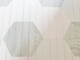 STEP ONTO A WORK OF ART WITH SUPERSTRATA ARTISANS’ CUSTOM HAND-PAINTED FLOORS